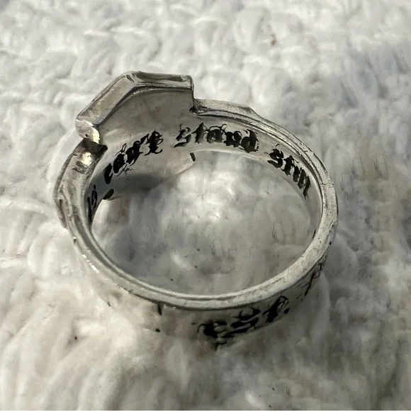 Harley-Davidson Sterling Silver Bar & Shield Logo Ring, Vintage 2010, EUC - Picture 7 of 8